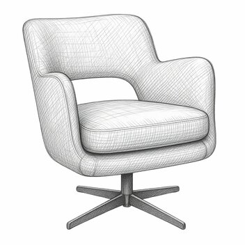 Fauteuil  ' Cora '