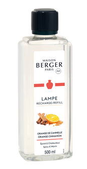 Lampe Berger &#039; Orange de cannelle / Orange cinnamon &#039; 500ml