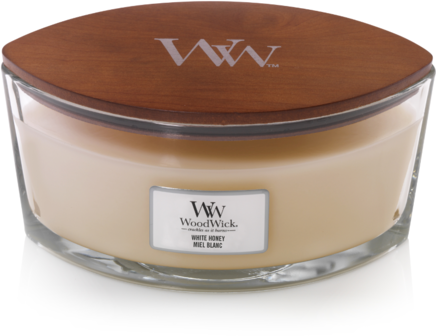 Woodwick &#039; White Honey &#039; Elipse