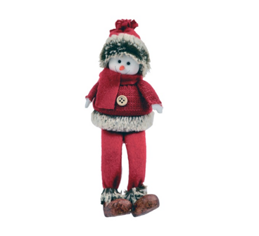 House of Nature ' Sneeuwpop 13 cm ' Rood
