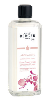 Lampe Berger ' AROMA LOVE ' Fleur Gourmande/Voracious Flower 1L