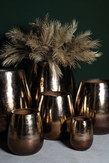 PTMD &#039; Fab Goud/ Antiek Koper Metalen Pot &#039; S