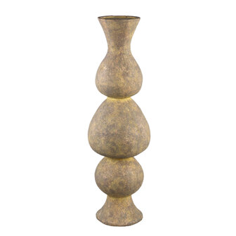 PTMD &#039; Layra Brass Stone Fineer Tafellamp &#039; Hoog