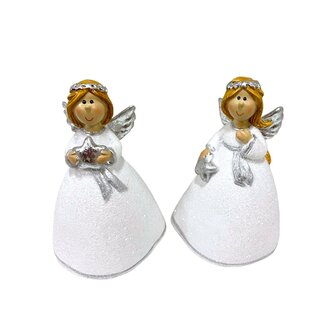Home Society &#039; Engel Dulce Zilver/Wit Linker &#039; S