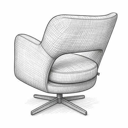 Fauteuil  ' Cora '