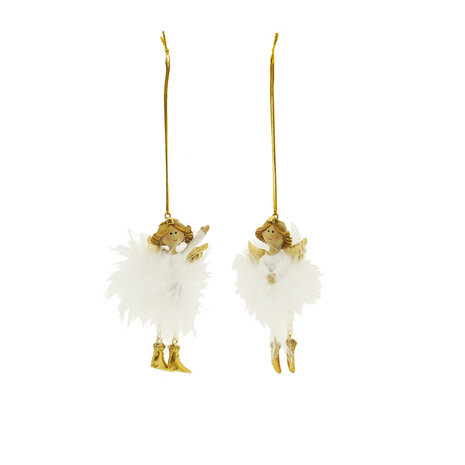 Home Society ' Engeltje Margo Wit/Goud ' Rechts