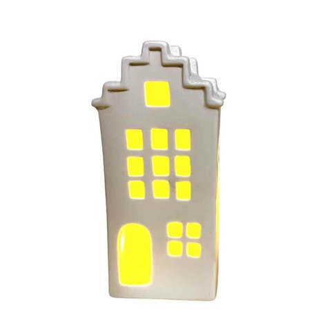 Home Society ' Led Decoratie Huisje Treppa ' Groot 