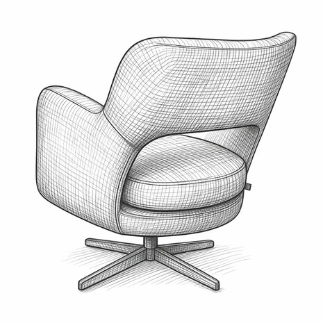 Fauteuil  ' Cora '