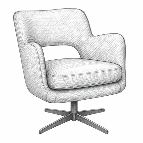 Fauteuil  ' Cora '
